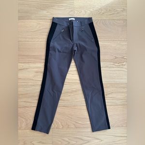 Rebecca Taylor Ava Techy Black Striped Pants Available Feb 5th 2024